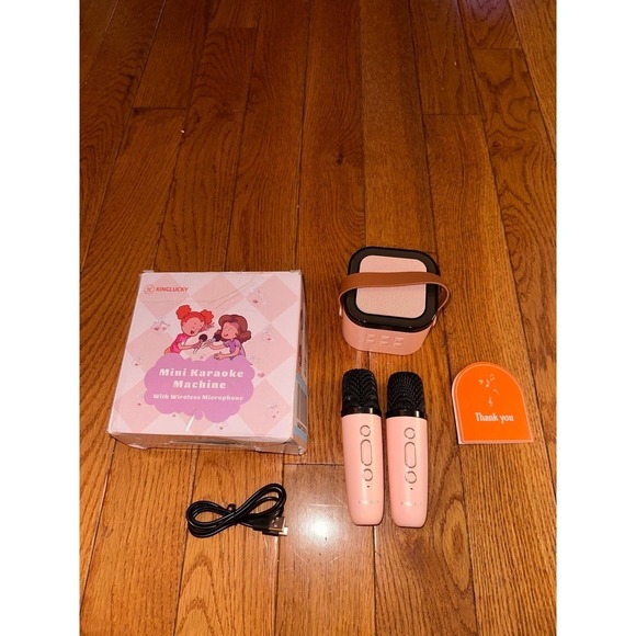Karaoke Machine for Kids Adults, Portable Bluetooth Mini Karaoke Microphone Sing - Picture 9 of 12